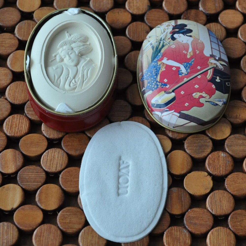 New in Oval Tin Vintage Avon IMAGES of the ORIENT Fragrance Soap Bar 75g